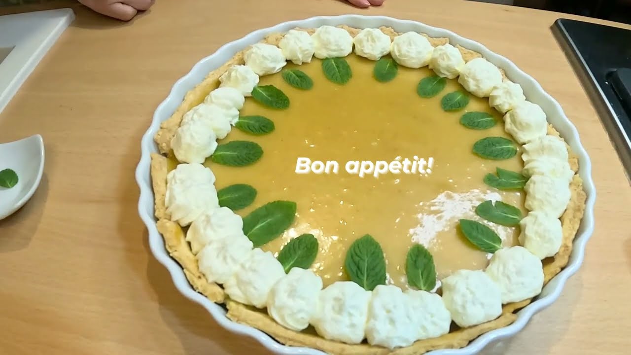 Zitronentart - Tarte Au Citron - Lemon Tart - Frisch, zitronig und cremig 🍋ein besonderes Dessert