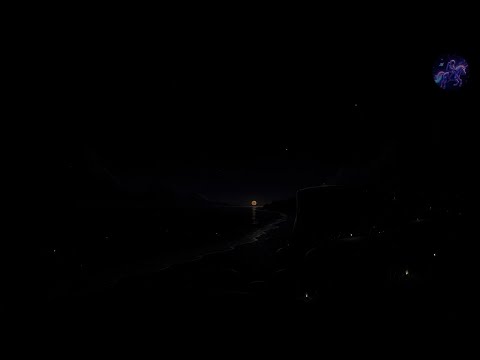 شاشة سوداء للعودة إلى النوم والنوم بسرعة وموسيقى نوم عميقة ومريحة نبضات ثنائية الأذن 