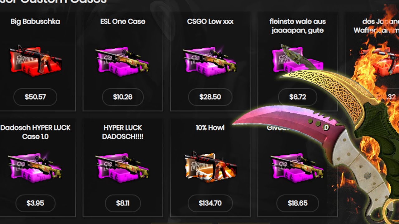 XMAS Case mit GOLD HIT 💰 CSGO Gambling [18+] - YouTube