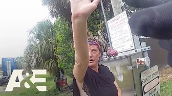 Officers Confront Woman Disrobing Near Business Property | My Strange Arrest | A&E