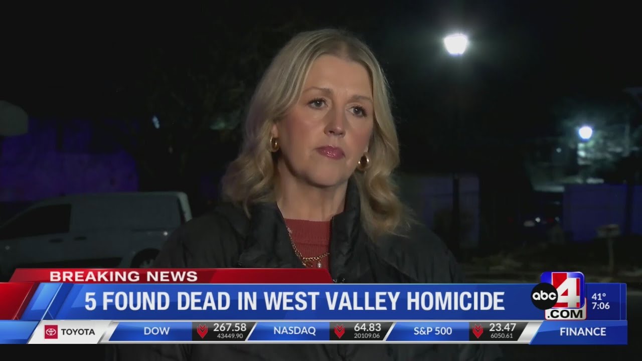5 found dead in West Valley City Homicide, investigation ongoing - YouTube