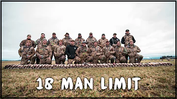 18 MAN DUCK LIMIT!!