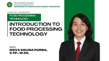 Introduction to Food Processing Technology  |  Food Processing Technology Course