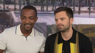 Comiccon 2019 Anthony Mackie And Sebastian Stan  Interview