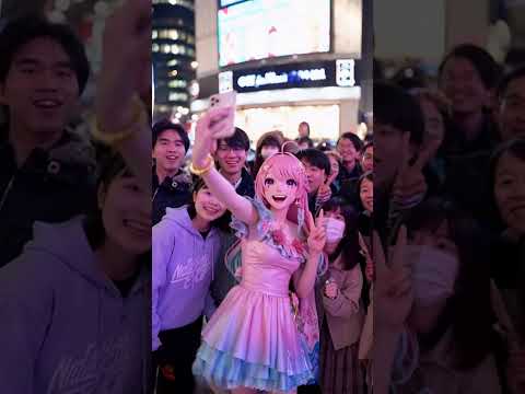 ローズ・ディーヴァ、渋谷でファンと夢のセルフィー！✨  #rosediva