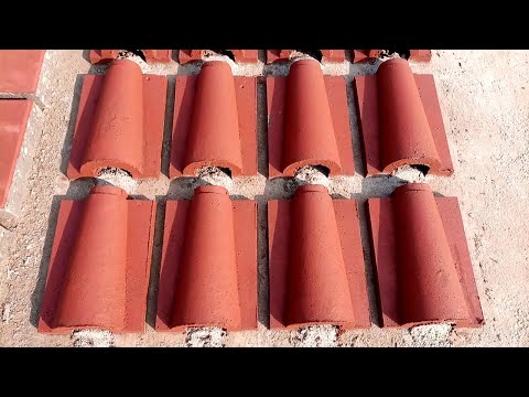 Wow! What A Amazing Technique of Making Roof Tile