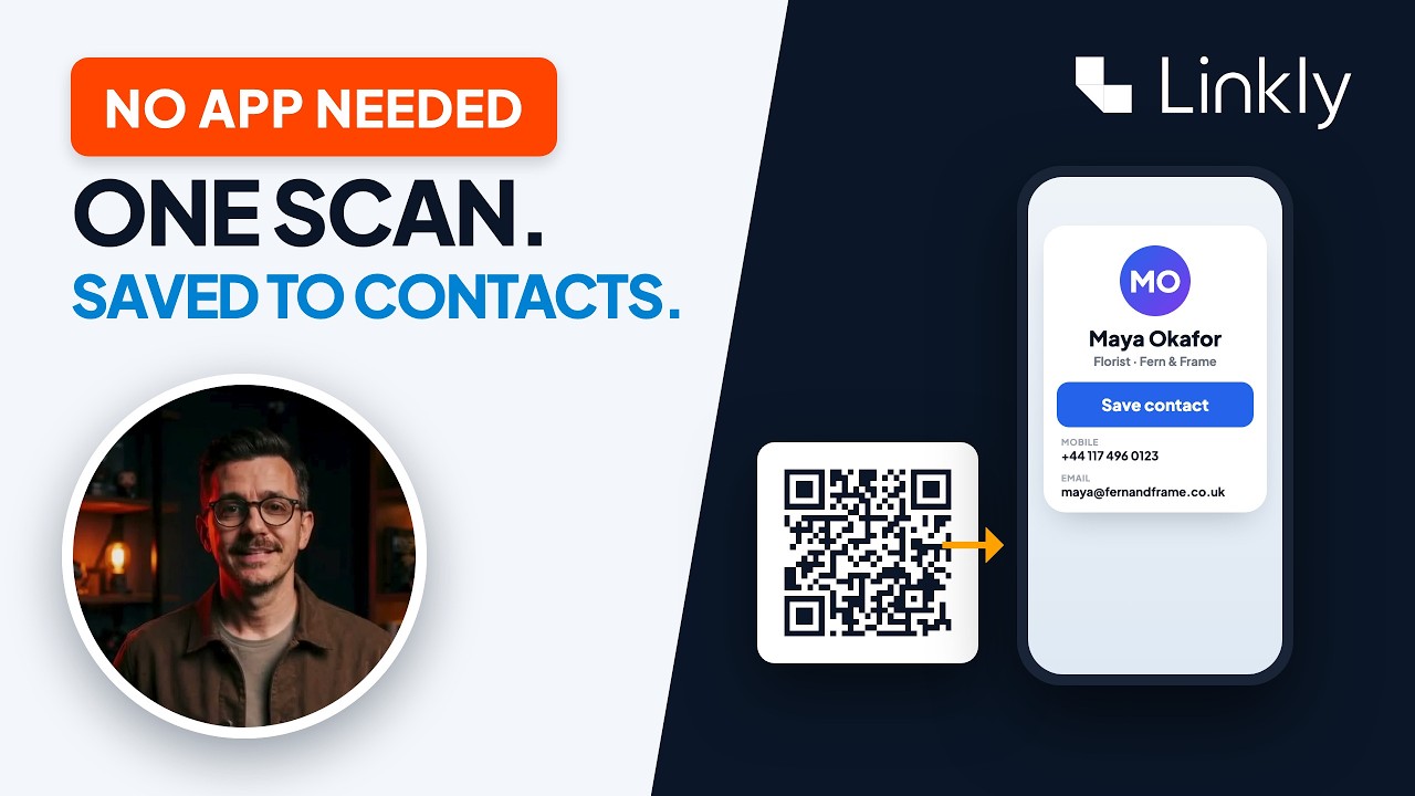 ตัวสร้าง vCard QR Code: QR Code สำหรับข้อมูลติดต่อที่คุณสามารถแก้ไขได้ภายหลัง