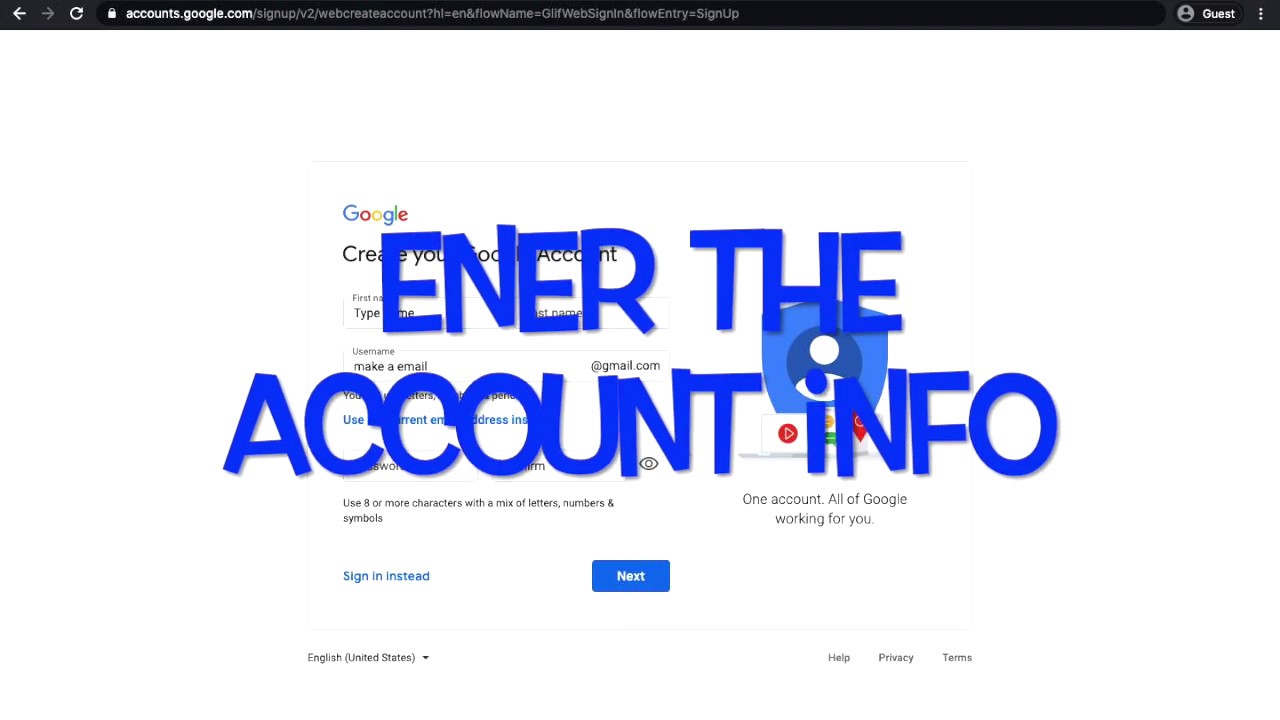 How To Create A Google Account For Kids YouTube How to create a google account for kids youtube