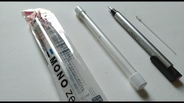Tombow Mono Eraser Refills Unboxing | How To Refill Mono Zero Eraser