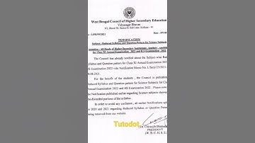 #hs2022 new reduced syllabus 8th October 2021 | New reduced syllabus hs 2022