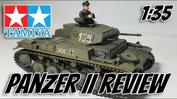 Tamiya 1:35 Panzer II Review and build report