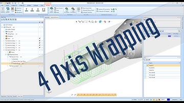 BobCAD CAM V34 | 4 Axis Wrapping Groups