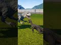 indominus rex vs indoraptor | jurassic world evolution | #shorts