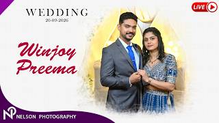 WINJOY - PREEMA,  Wedding Ceremony  I  Watch LIVE  I  by #NelsonPhotographyMangalore