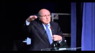 Sepp Blatter of FIFA Resigns with A Nazi Salute?