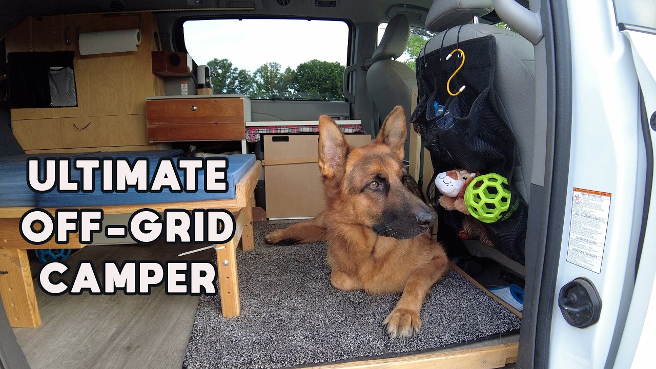 Van Tour - Minivan Camper Final Build