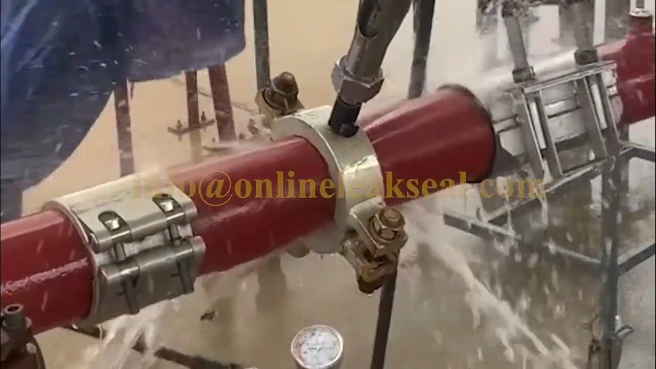 pipe leak sealing clamps YouTube