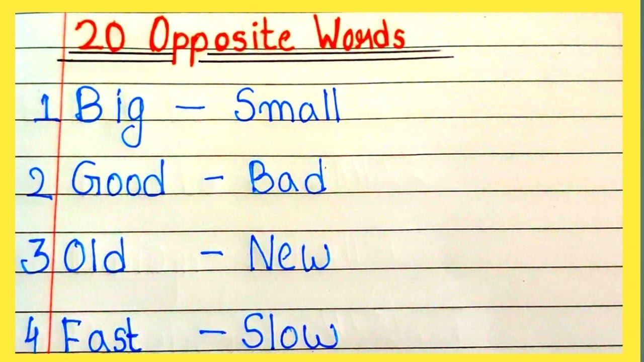 20 opposite words in english|| opposite words in english|| 20 opposite words|| grammar