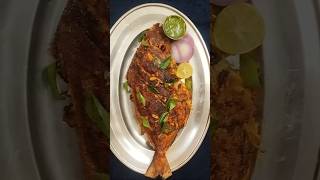 Halwa Fish Fry Recipe | Tawa Fish Fry | King Size Halwa 🔥 #shorts #fishfry