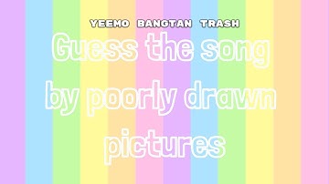 Guess The Song by poorly drawn pictures ( For Crankthatfrank ) {includes P!ATD, TØP, MCR}