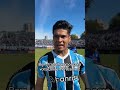 RECADO DE AREZO PARA TORCIDA DO GRÊMIO APÓS SUA ESTREIA Grêmio Arezo Brasileirão