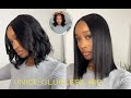 5 minutes Install Blunt Cut Glueless Bob Wig | Unice Hair