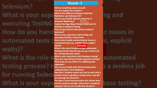 Java Selenium Interview questions preparation #javaprogramming #exam #jobpassion #motivation