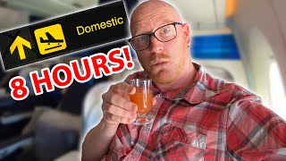 THE 8 HOUR DOMESTIC FLIGHT! Air Caraibes A350 Business Class