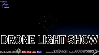 Canada Day 150 Drone Light Show (Not Fireworks)