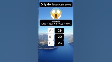 Brain boost  #quickmindtest #mathquiz #maths #quizchallenge