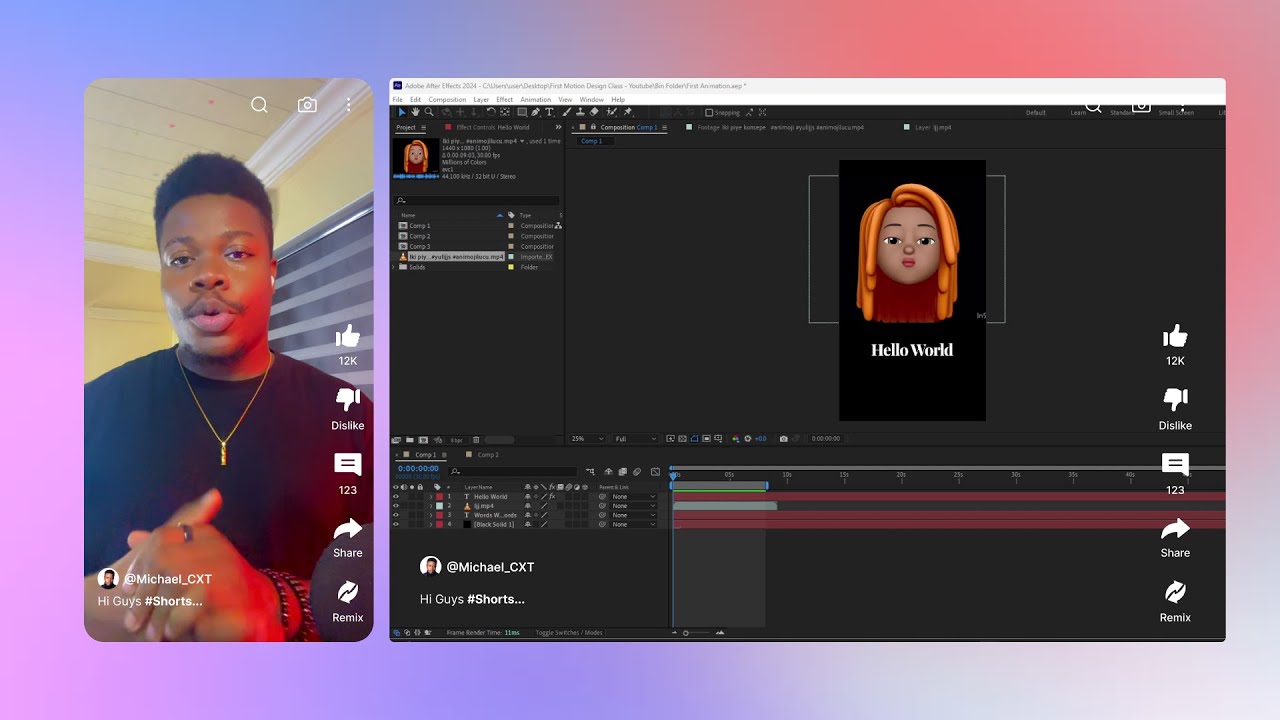 Introduction Basics of After Effects - YouTube