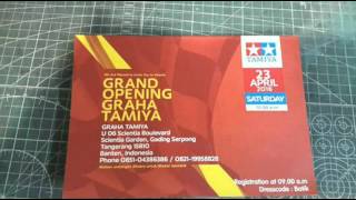 Grand Opening Graha Tamiya Indonesia & Launching Brocken G Jet Black Special