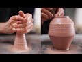 Throwing an Angular Vase on the Potter