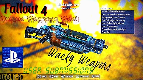 Fallout 4 - WACKY WEAPONS - UNIQUE CREATIONS - User Submissions