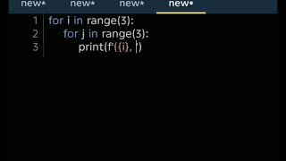 Create program using nested for (level 3 problem 25)