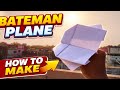 How to Make Batman Paper Plane 🦇✈️ | Easy Paper Airplane | Full Toturial 