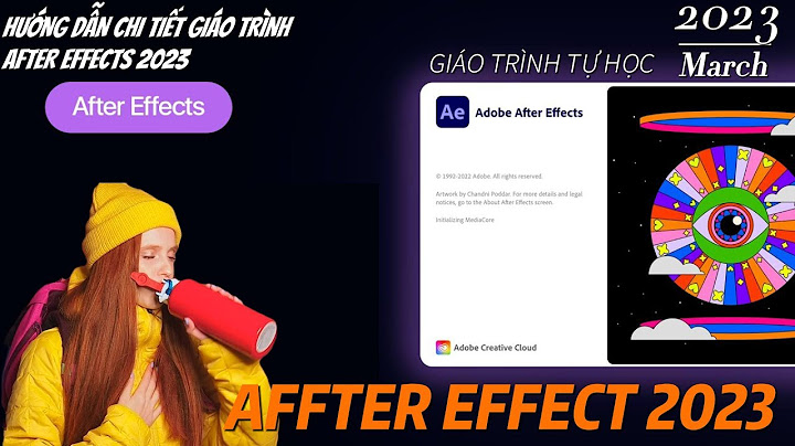 Giáo trình hướng dẫn sử dụng after effect năm 2024