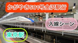 【JR東日本】東京駅で、北陸新幹線かがやき501号金沢駅行を撮影！！関東・東京【鉄道チャンネル】#255