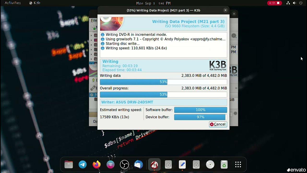 How to burn CD or DVD in Ubuntu 22.04 LTS YouTube