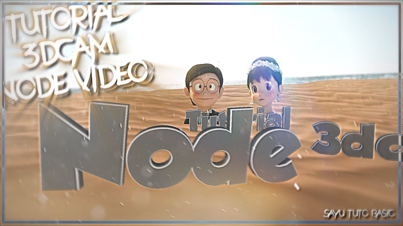 Tutorial 3dcamera Node Video for AMV - YouTube