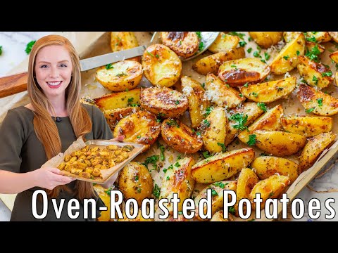 Easy Oven-Roasted Potatoes Recipe | With Thyme, Parsley x Parmesan | Beef, Lamb, Chicken, Seafood!