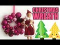 🎄DIY🎄 How to make a Christmas Wreath for Barbie&#39;s house. Very Easy!