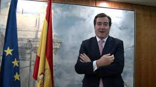 Mensaje  de Antonio Garamendi a CEOE-CEPYME Cantabria