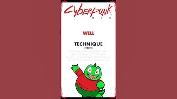 Technique | How to Play Cyberpunk Red #9