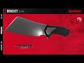 Video: Kershaw Bracket Cleaver Assisted Frame Lock Black G-10 (8Cr13Mov 3.4" Stonewash),3455