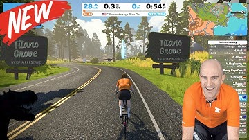 New Zwift Map Release: Titan