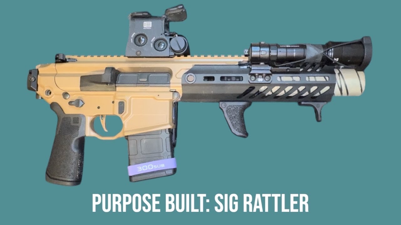 Sig Rattler Backpack Purpose Built: Sig Rattler Canebrake Suppressed backpack rifle - YouTube