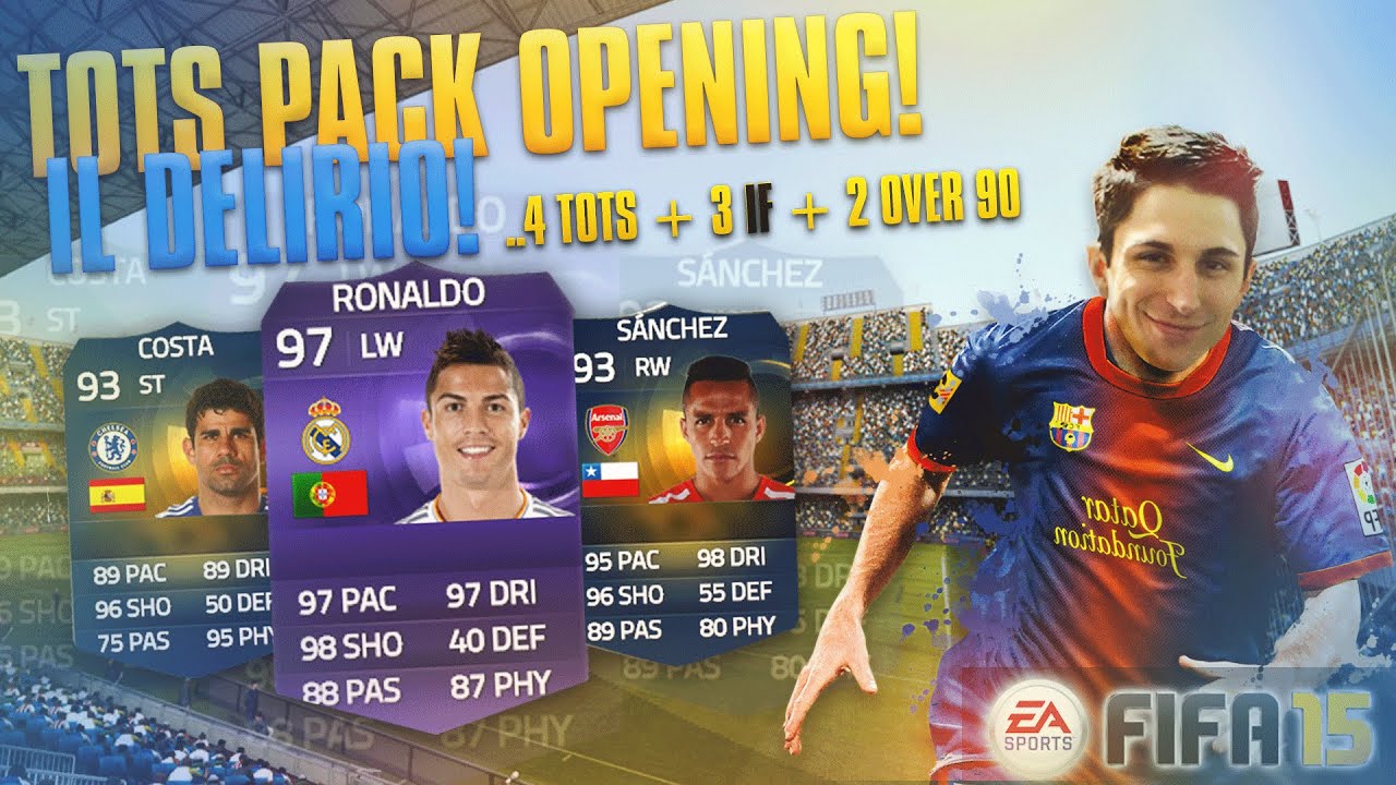 TOTS BARCLAYS PACK OPENING! 1 MLN + 4 TOTS, 3 IF & 2 OVER 90!