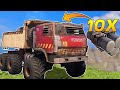 Playing Against Others Using A Truck With 10 Highly Explosive Fuel Barrels To Handicap myself