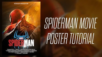 🚨 Create a Cinematic Spider-Man Poster in Photoshop 🚨